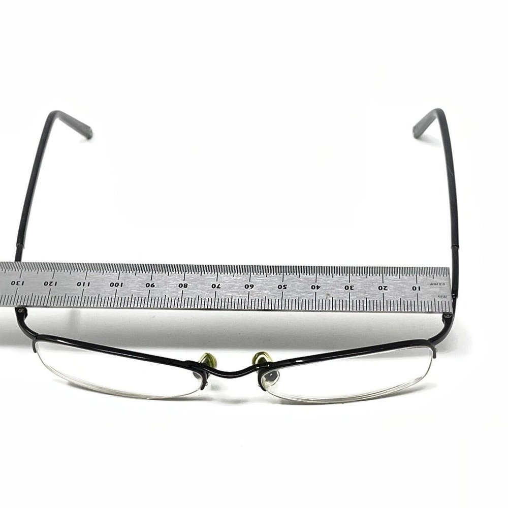 COACH  HANNAH Eyeglasses Frame Half Rimless 50 [] 17-135 Black - Picture 11 of 11